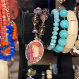 Purple Cameo Bracelet