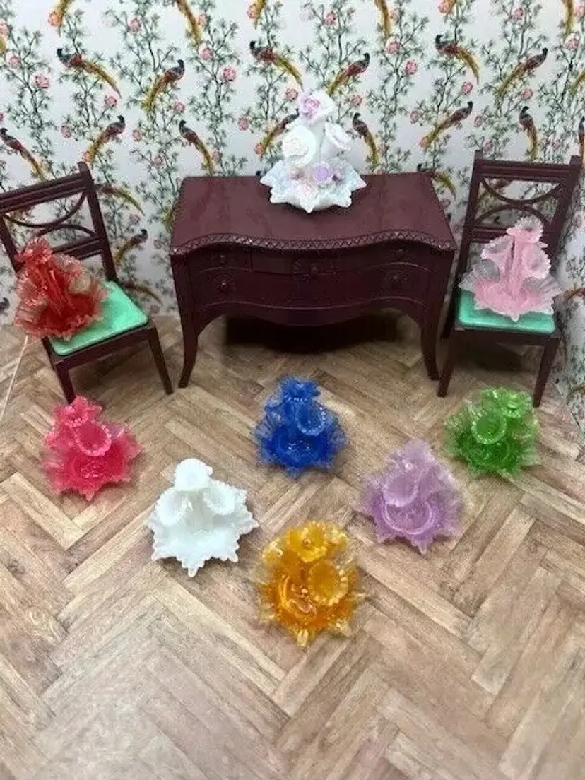 1:12 Miniature Hobnail Epergne