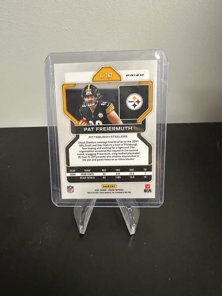 Pat Freiermuth Red White And Blue Prizm  Pittsburgh Steelers