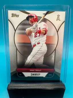 Mike Trout Topps Welcome To The Club 3X MVP Los Angeles Angels