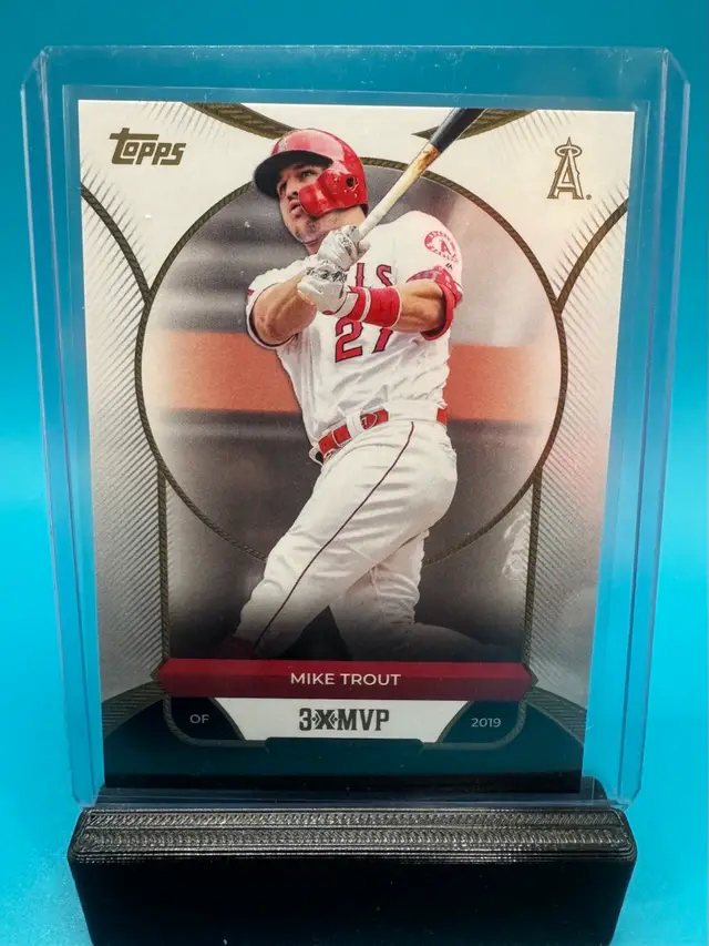 Mike Trout Topps Welcome To The Club 3X MVP Los Angeles Angels