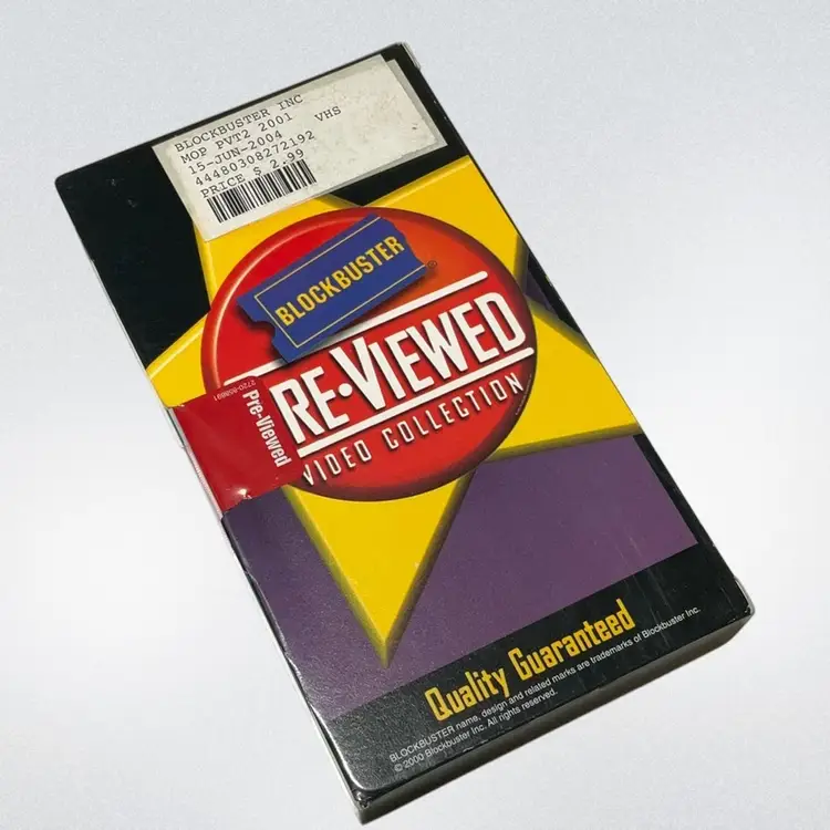 Blockbuster Video Case & VHS - Down With Love Pre-Viewed Blockbuster Original Seal