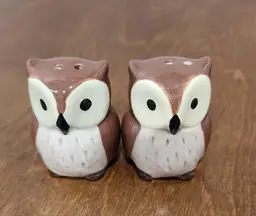 Brown Owls Salt & Pepper Set