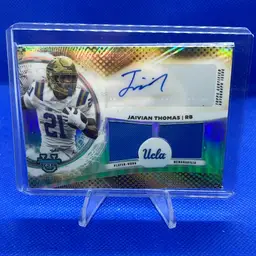 Jaivian Thomas 2025 Bowman Best U Dual Patch Auto UCLA Bruins