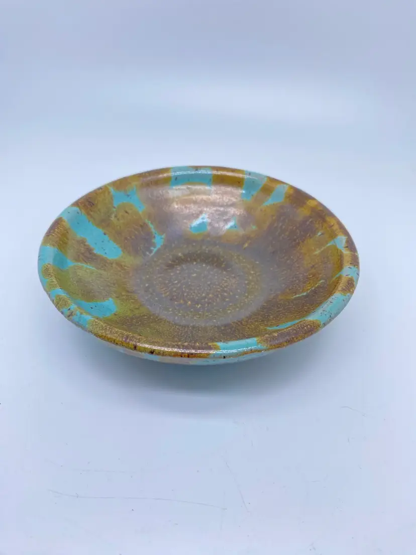Studio Art Pottery Trinket Dish- Signed