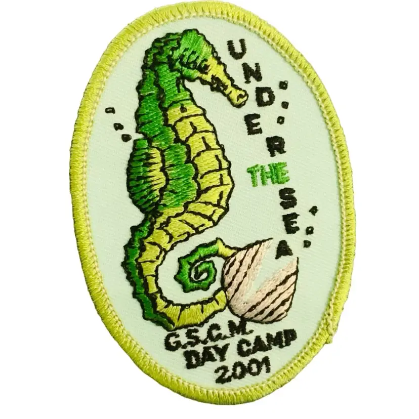 Vintage Scouting Fun Patch: Under The Sea GSCM Day Camp 2001