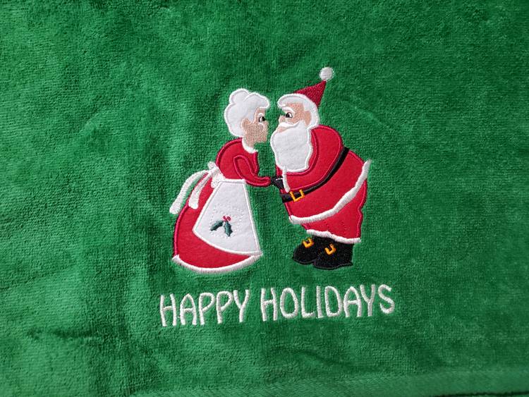 Trim A Home K Mart Christmas Towel 42" x 22.5" ~ NEW ~ Vintage