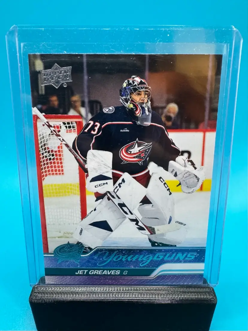 Jet Greaves Upper Deck Young Guns RC Columbus Blue Jackets