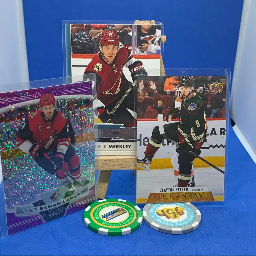 Arizona Coyotes 3 Card Lot