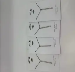 4 Necklaces Set Bundle ! CZ Silver vertical Bar Gift