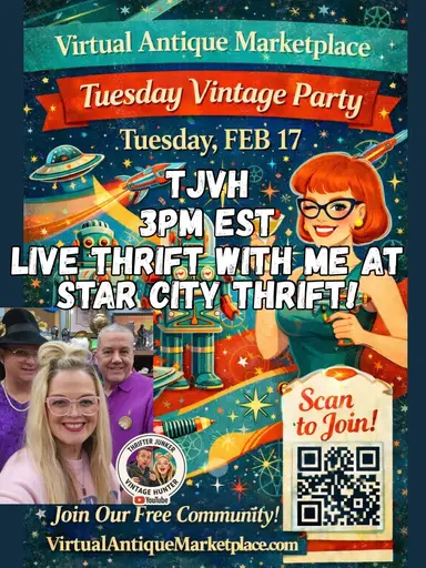 VAMP Tuesday Vintage Party Live Thrifting From Star City Thrift!