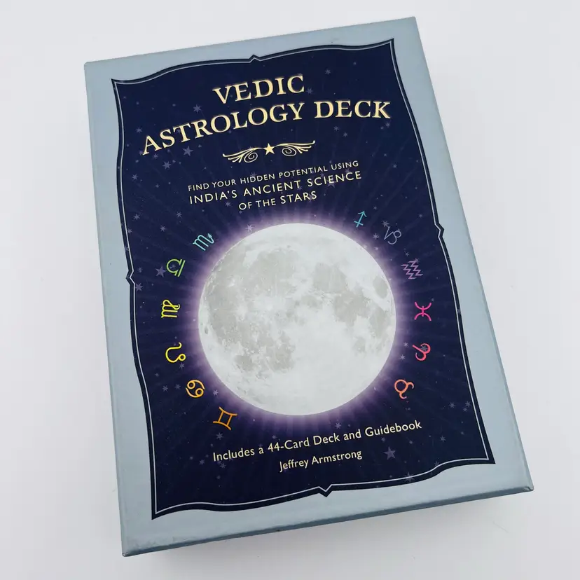 Vedic Astrology Deck And Guidebook By Jeffrey Armstrong