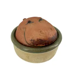 UCTCI Japan Stoneware Hippo Trinket Box