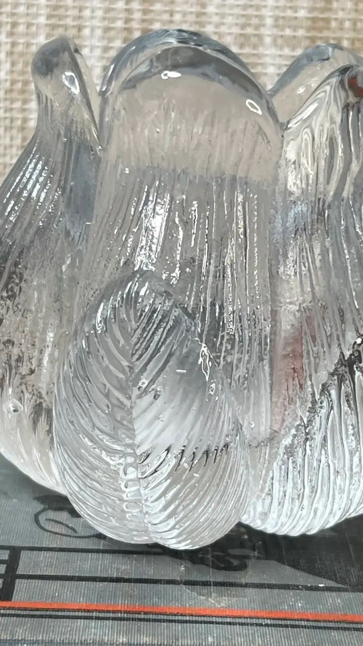 020 Tulip Shaped Ribbed Votive Holder Mcm Costa Bota? 3" X 3"