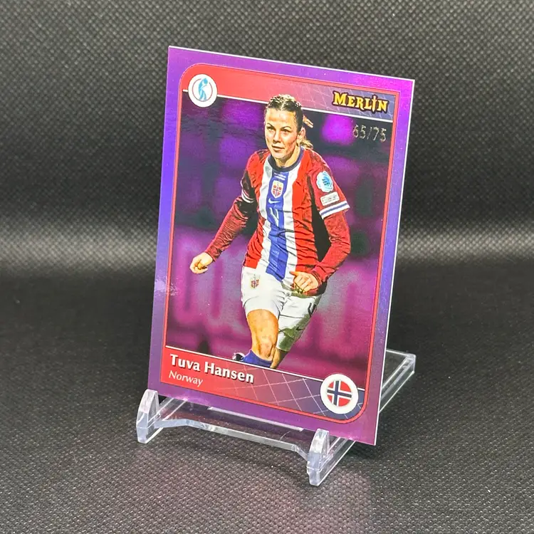 Tuva Hansen Eurostars /75 2025 Topps Merlin Euros - Norway