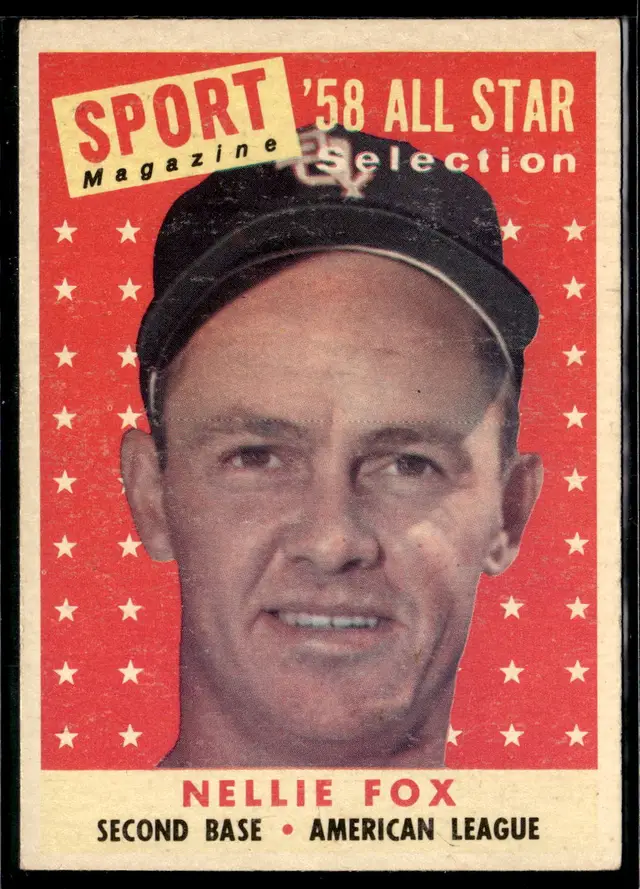 #79 Nellie Fox 1958 Topps #479 *LIVE AUCTION*