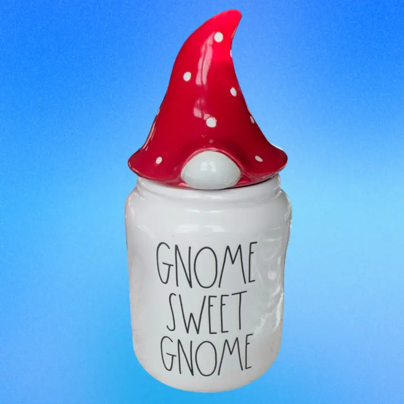 Rae Dunn Gnome Sweet Gnome Canister