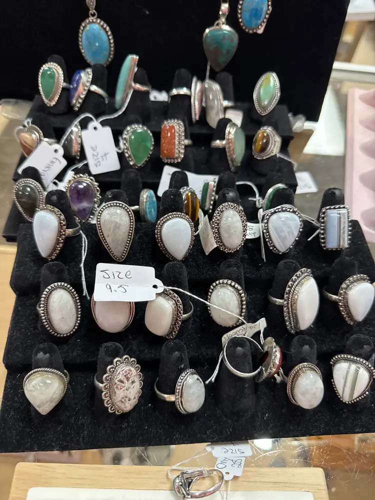 Sterling Silver Gemstone (turquoise, Labradorite, Moonstone And More