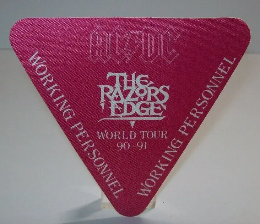 AC/DC Backstage Pass Razors Edge Tour Original 1991 Nice Gift For Hard Rock Fans