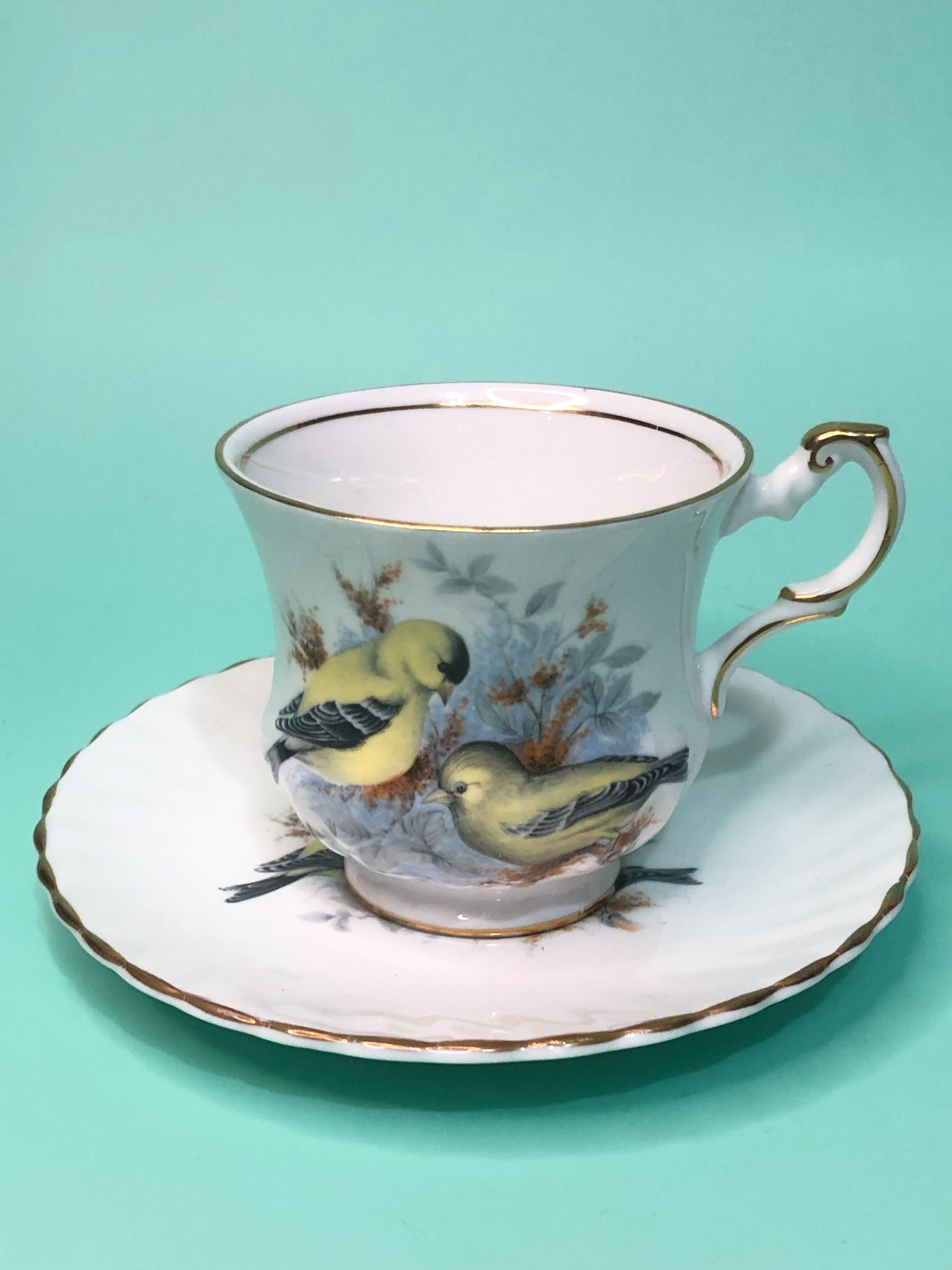 Niknax · Queen's Fine Bone China Cup & Saucer Series 1 Birds of