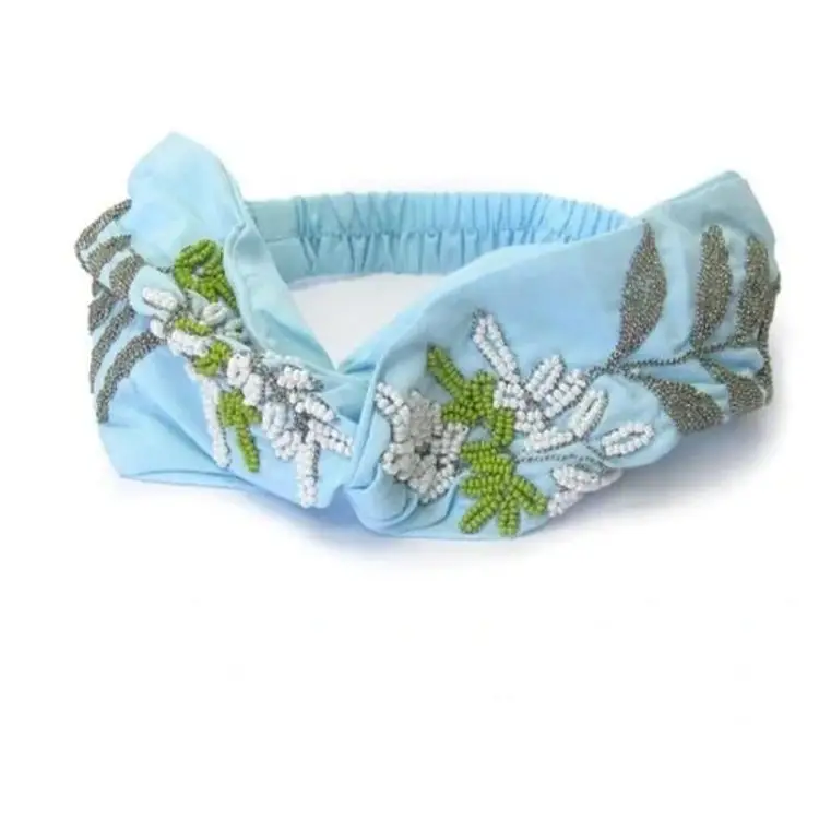 NWT Beaded Chiffon Headband