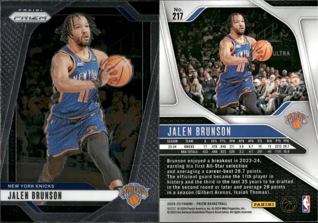 Jalen Brunson Lot of 18 Basketball Cards New York Knicks   CC9