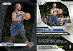 Jalen Brunson Lot of 18 Basketball Cards New York Knicks CC9