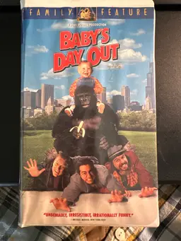 Vintage "Baby's Day Out" 1994 John Hughes Family Comedy Film VHS Tape