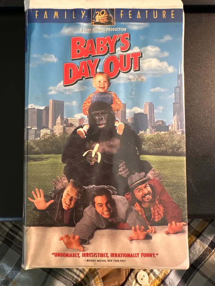 Vintage "Baby's Day Out" 1994 John Hughes Family Comedy Film VHS Tape