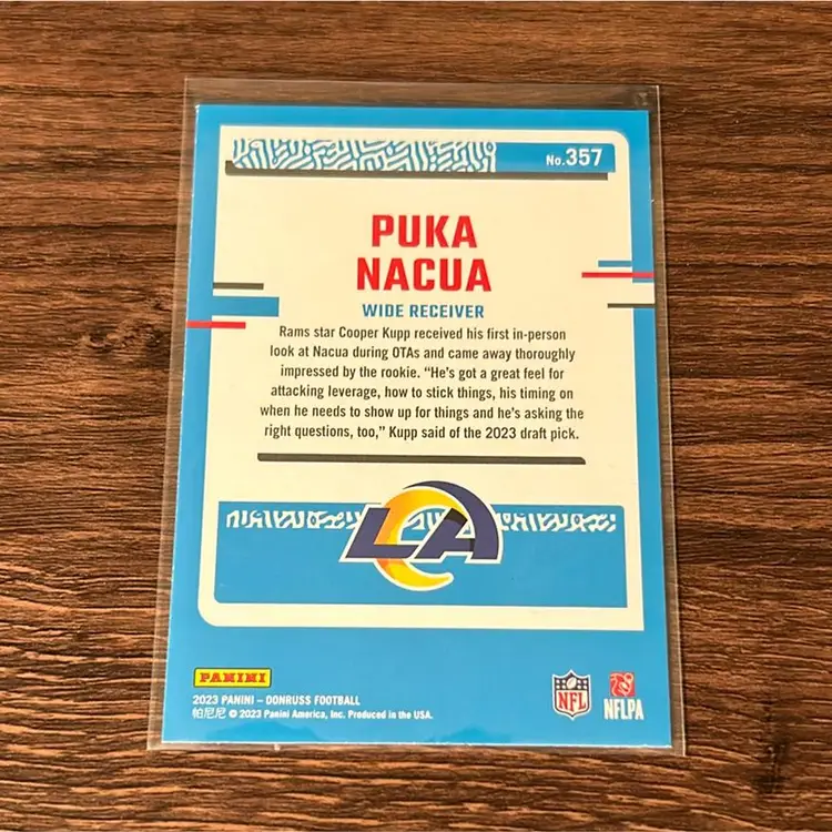 Puka Nacua Rates Rookie - Los Angeles Rams