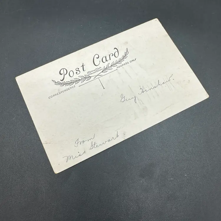 “I’m Laying The Law” Sweet Boy Antique Whitney Publishing Postcard, Unposted