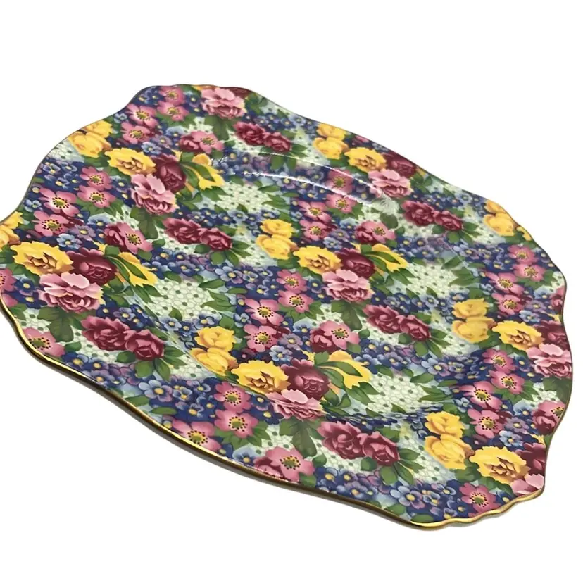 Royal Winton Tulia Luncheon Plate 8.25”