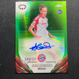 Alara Şehitler Rookie Auto 143/150 - Topps Chrome - FC Bayern München - Women's Soccer