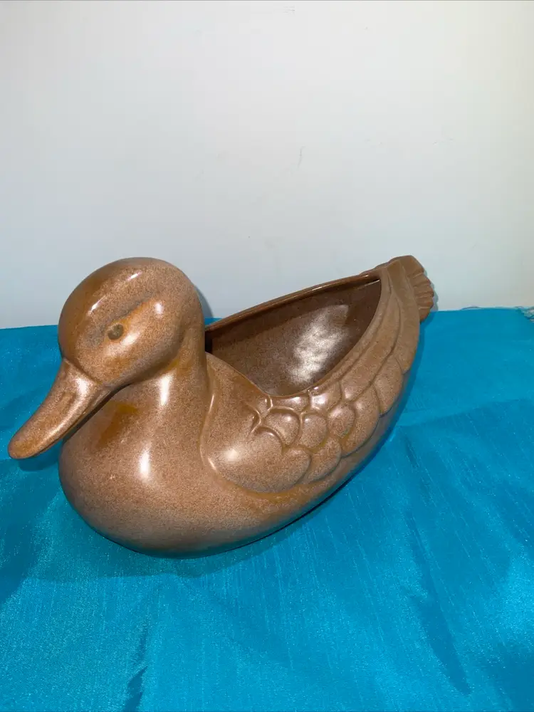 Frankoma Ceramic Woodsy Duck Planter