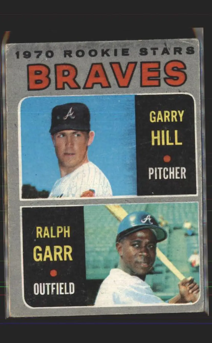 Braves 1970 Rookie Stars (Garry Hill / Ralph Garr) 1970 Topps #172 - () - Atlanta Braves