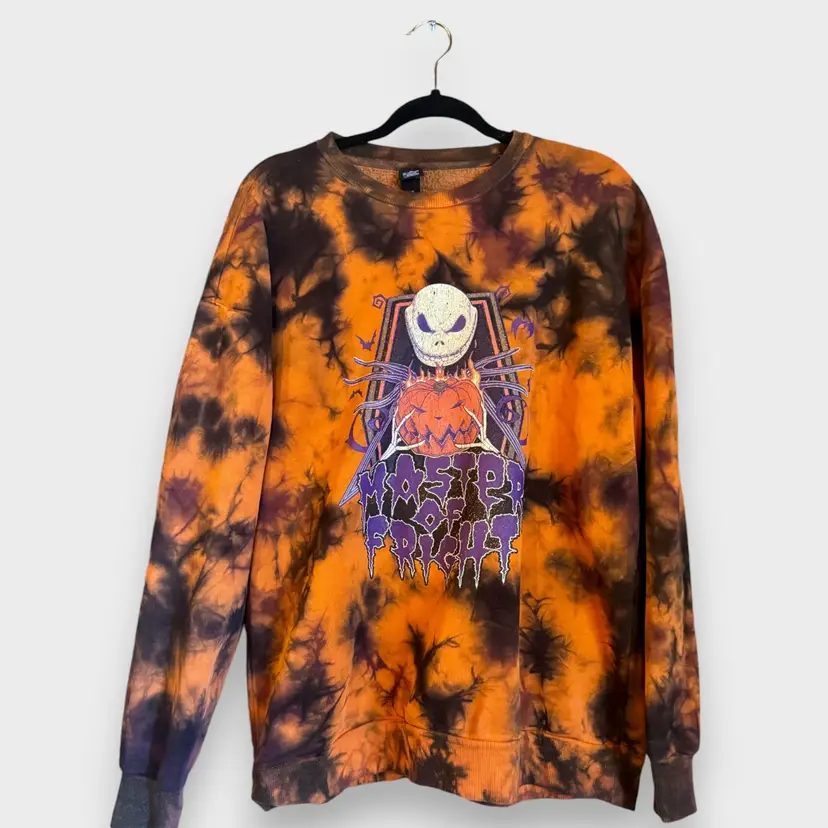 Disney Nightmare Before Christmas Master of Fright Pullover Sweatshirt Medium