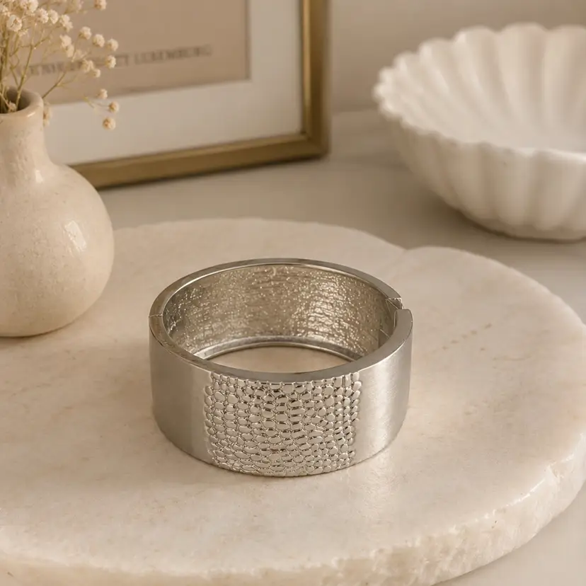 Silver Statement Cuff Bracelet