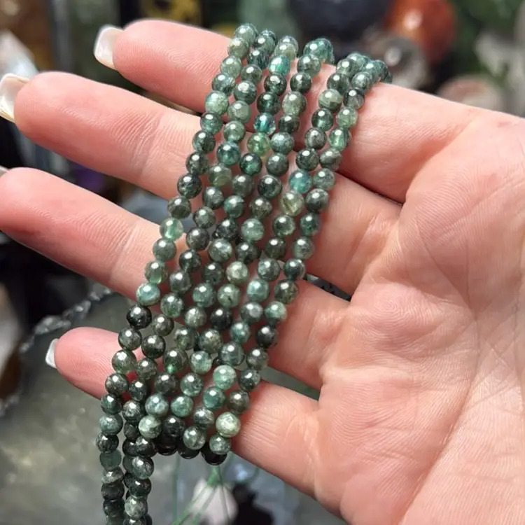 Green Kyanite 4mm Bracelet