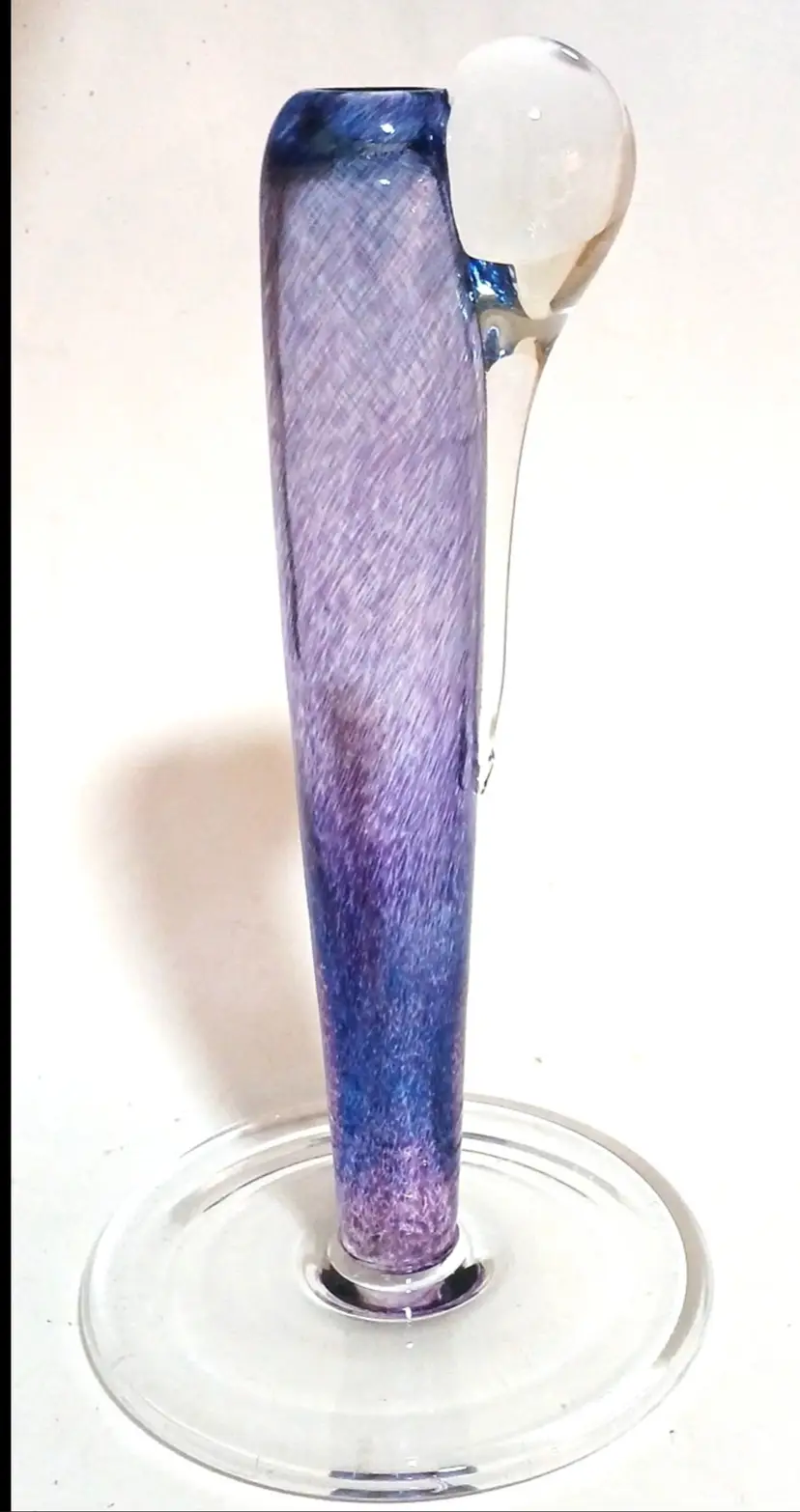 Bertil Vallien Kosta Boda Apostrophe Art Glass Vase Signed & Numbered