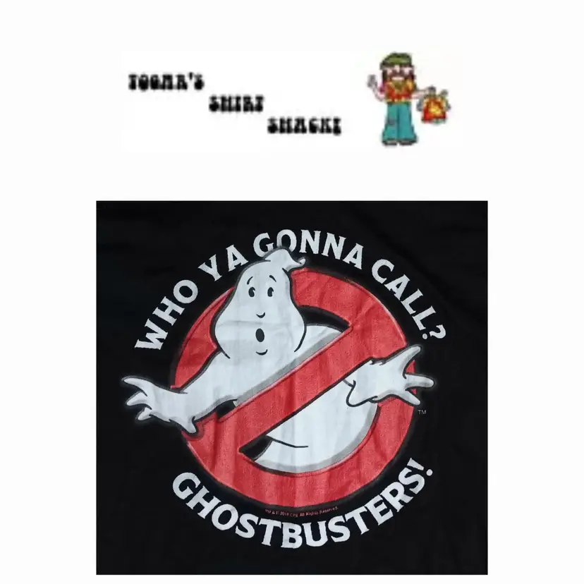 Ghostbusters Who Ya Gonna Call t-shirt NEW nwot ghost movie small