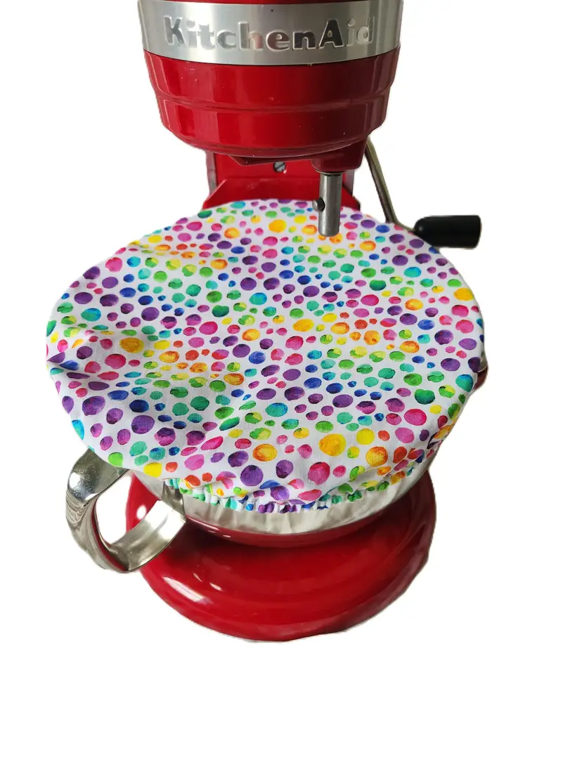 Colorful Spots Reusable and Reversable Mixing Bowl Cover