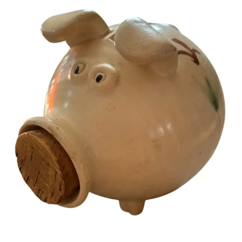 Piggy Bank Price Products Ceramic PIG CORK NOSE