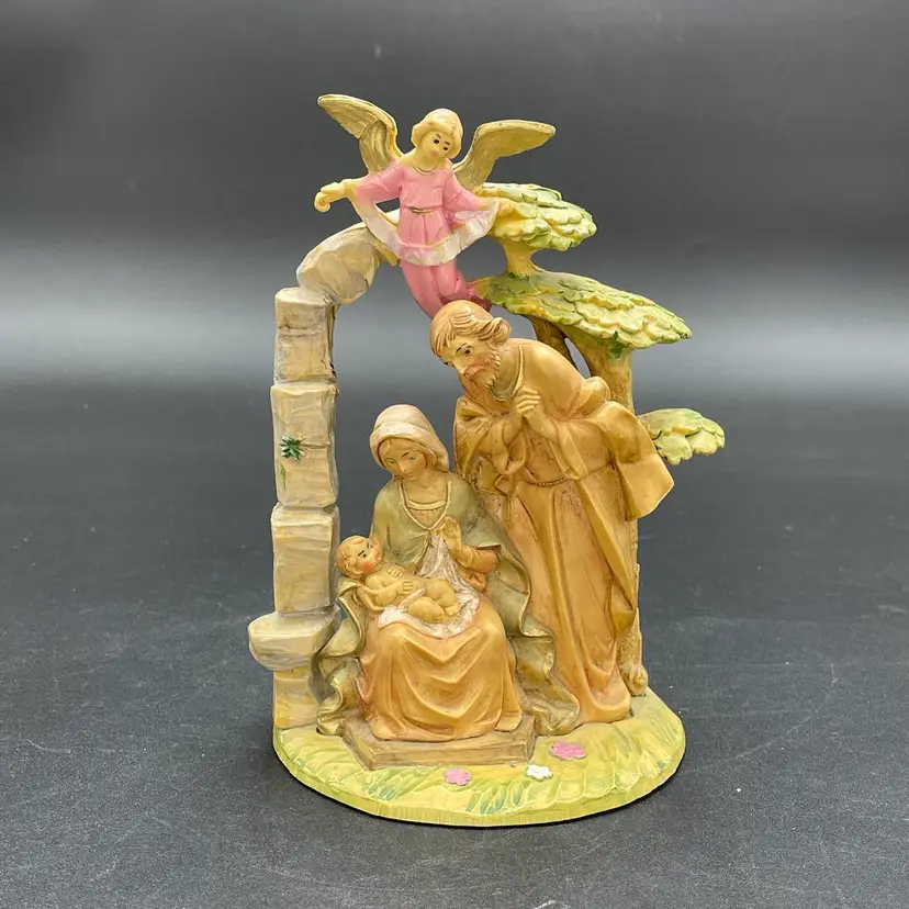 Euromarchi Italian Nativity Scene Holy Family Religious Christmas Decor Figurine