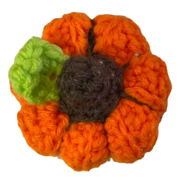Pumpkin Crochet Plush Halloween Fall Decor Handmade
