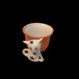 Cat/Dog With Bowl Toothpick Holder