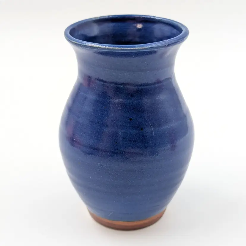Small Blue Vase Glenshee Pottery Scotland