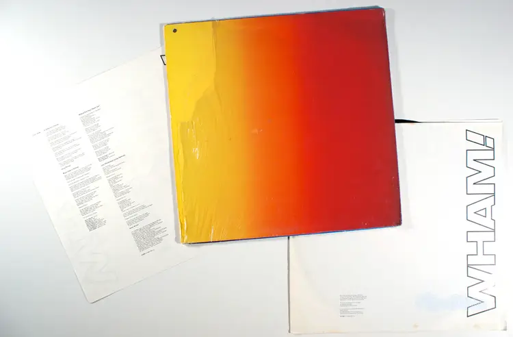 Wham - Music From The Edge of Heaven (1986) Vinyl LP + Insert • George Michael