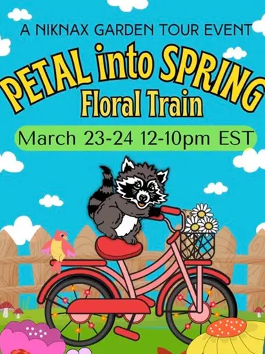 Petal Into Spring Floral Train 🌼🌸🪻