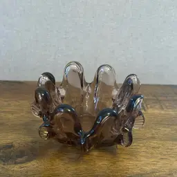 Small Amethyst Glass Finger Bowl