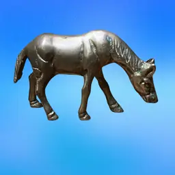 40. Vintage Brass Horse Figurine